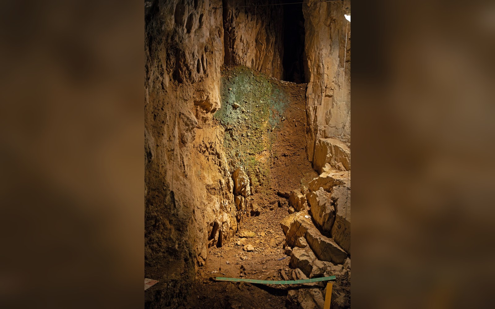 The Goyet cave system in the Samson valley